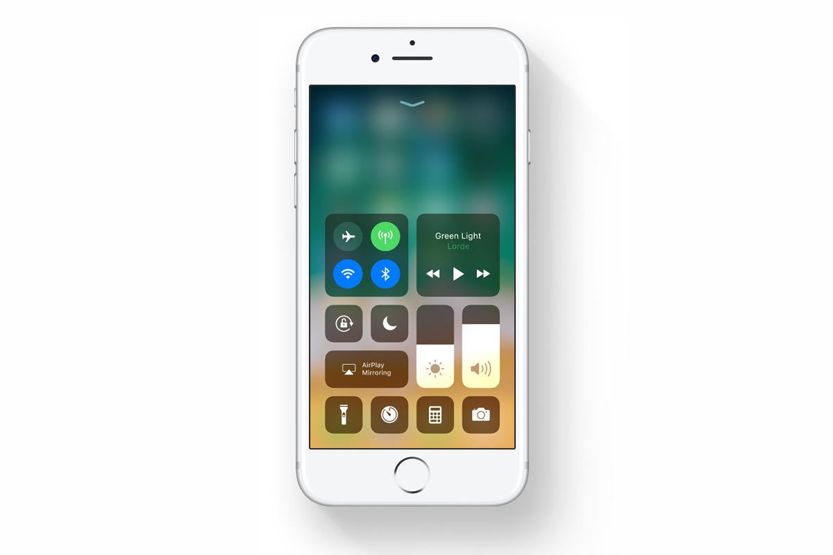 ios 11 control center iphone