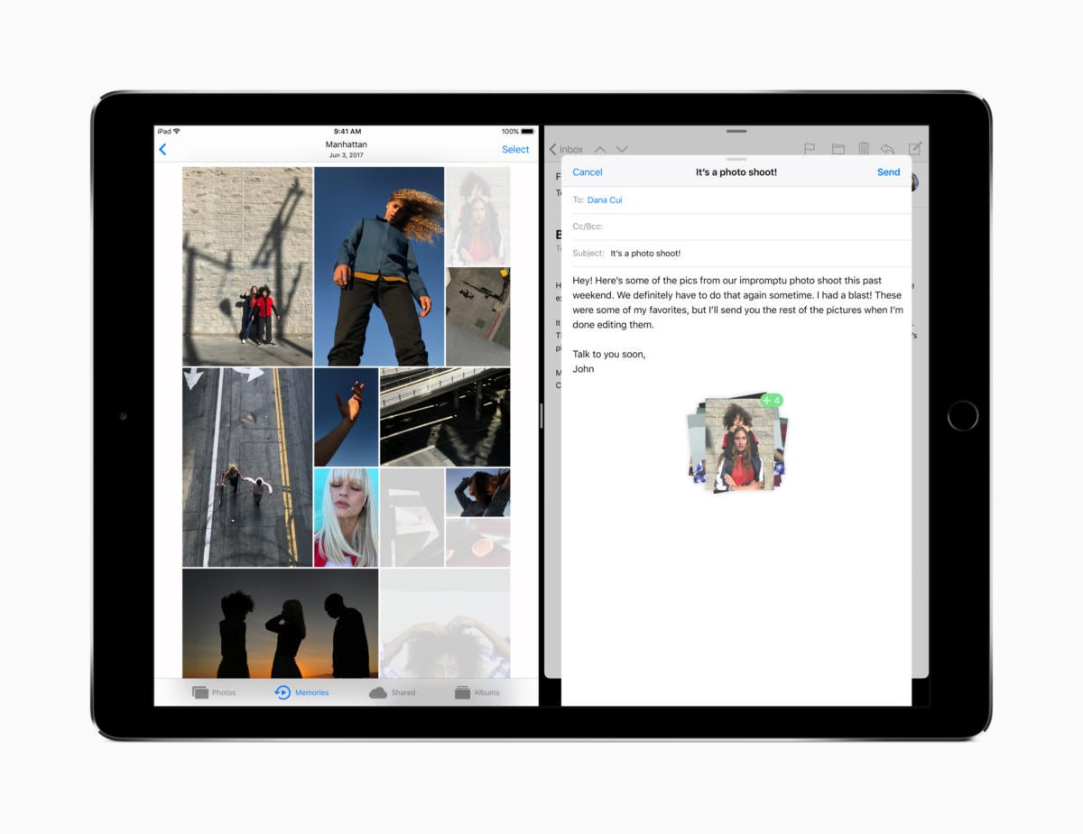 ipad pro drag drop