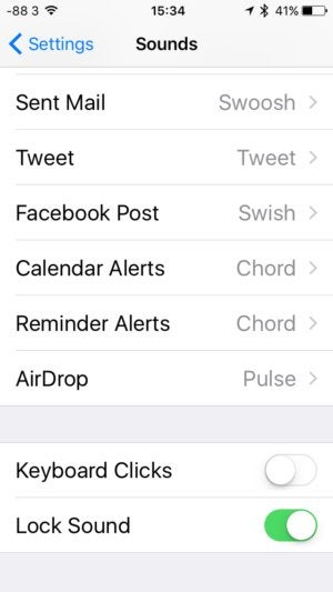 disable keyboard clicks