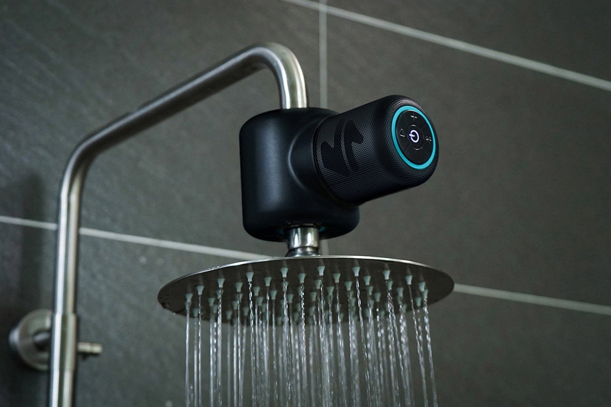 Amperes Shower Power Is A Bluetooth Speaker Powered By Water TechHive