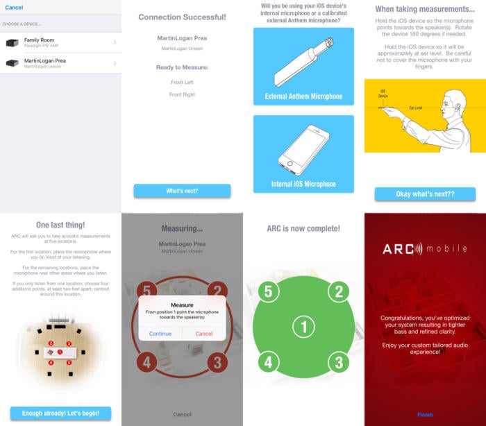 Using the ARC Mobile app on iOS is incredibly easy. It took only minutes to measure and calibrate my