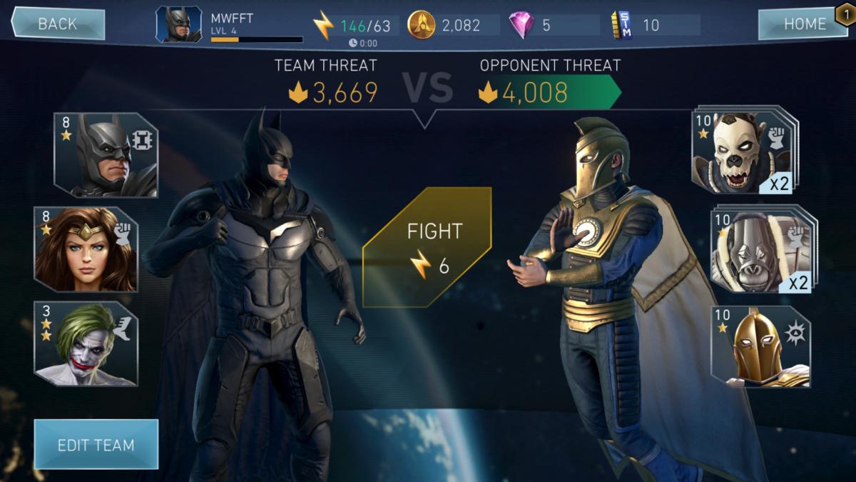 fft injustice2 matchup