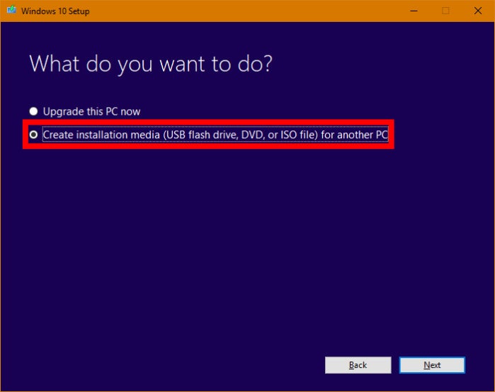how to install windows 10 from usb on new pc