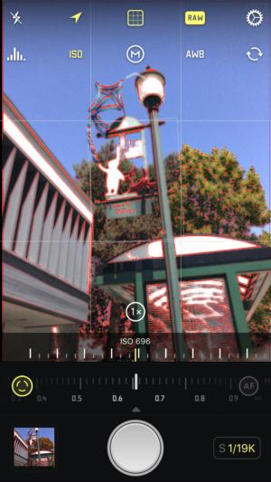 camera apps halide focus highlight