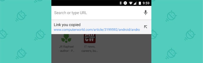 Chrome Android Settings: Address Bar