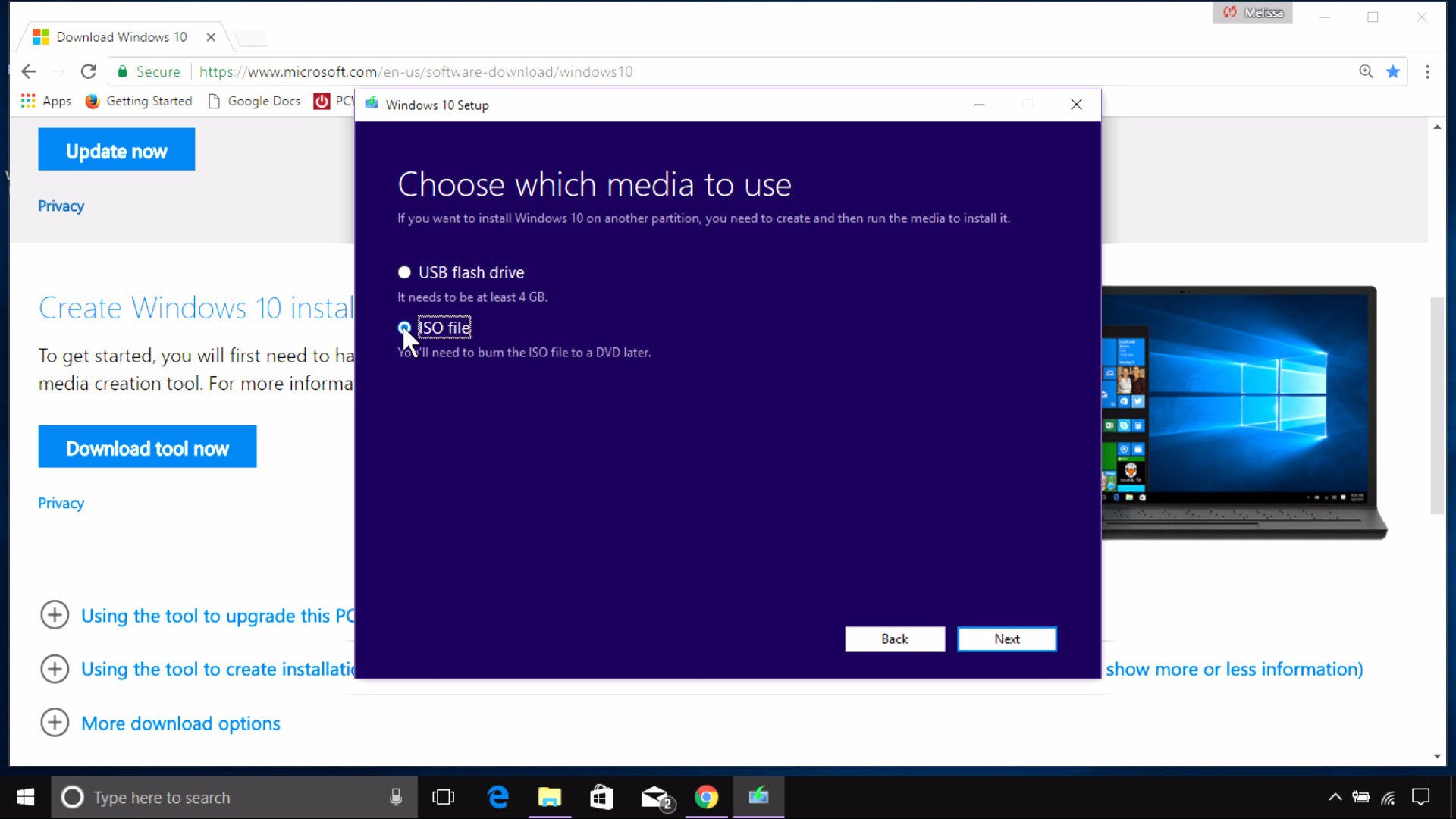 how to download windows 10 pro iso