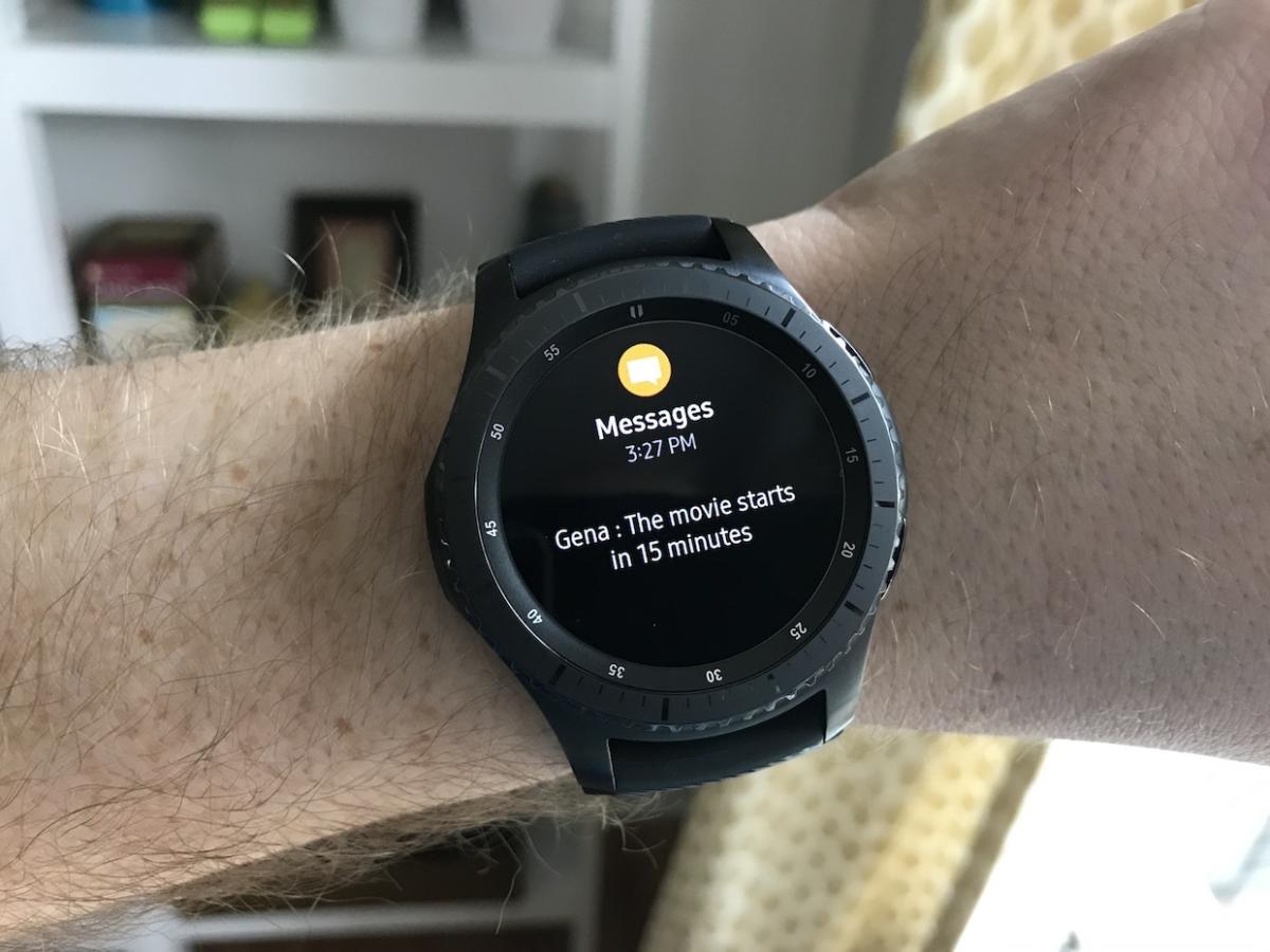 using samsung gear s3 with iphone