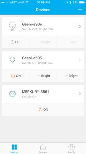 Geeni smart bulb app