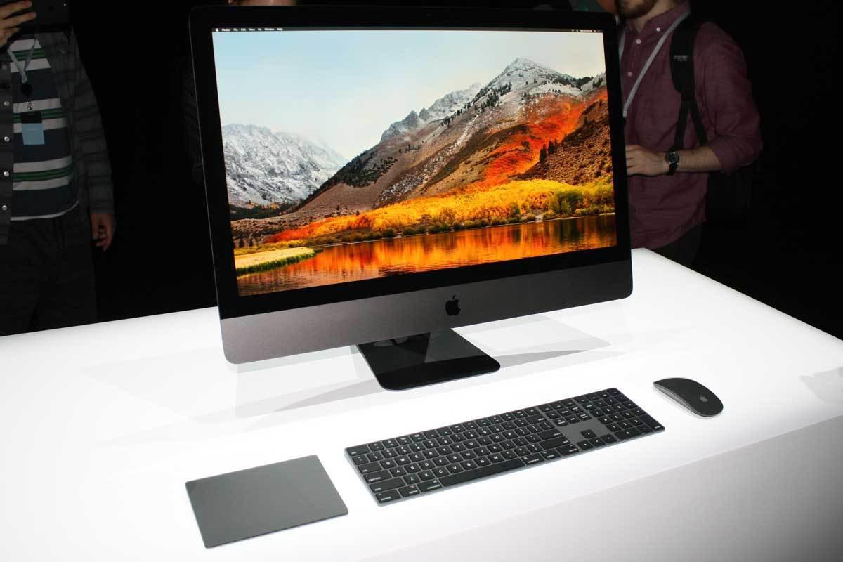 Up close with the new iMac Pro in all its space gray glory Macworld