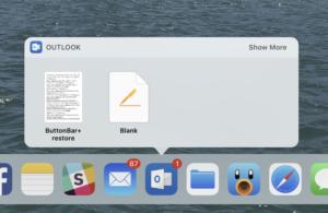 Dock and documents in iOS 11