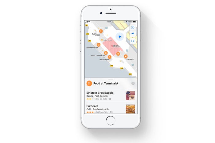 ios 11 indoor maps iphone