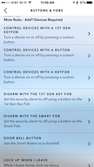 Iris by Lowe's smart home app