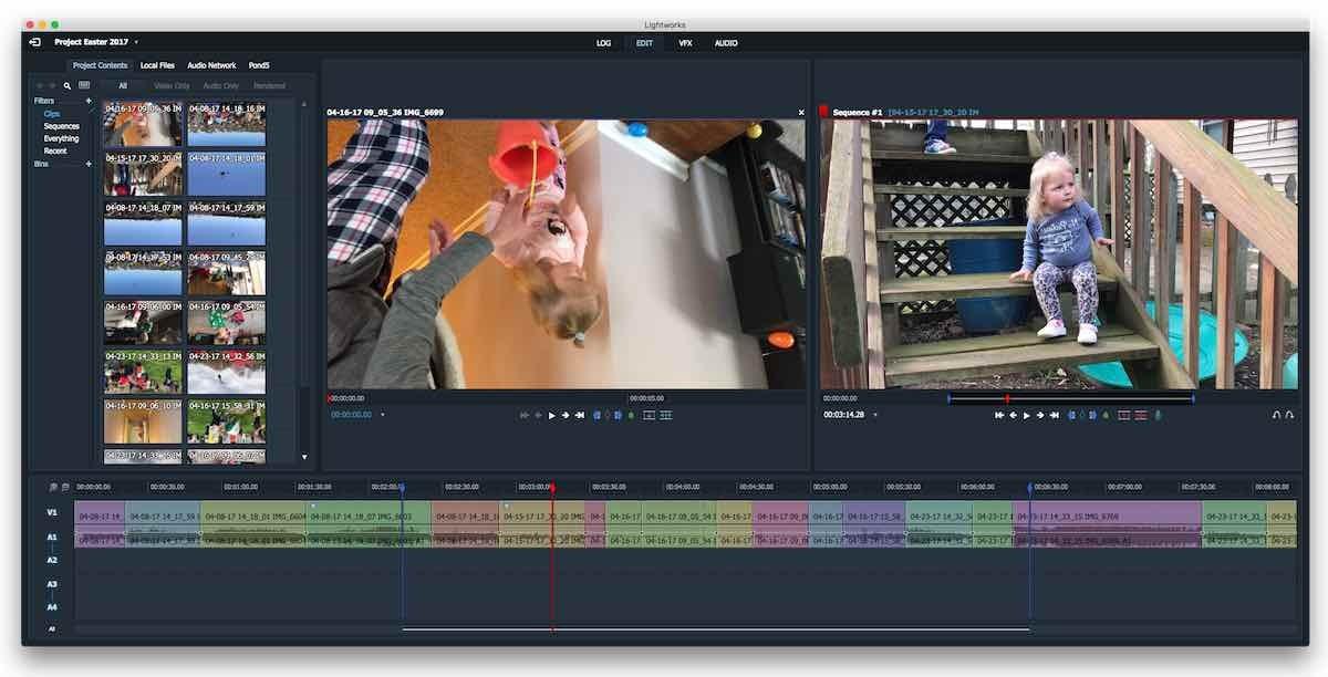 lightworks video editor rotate video