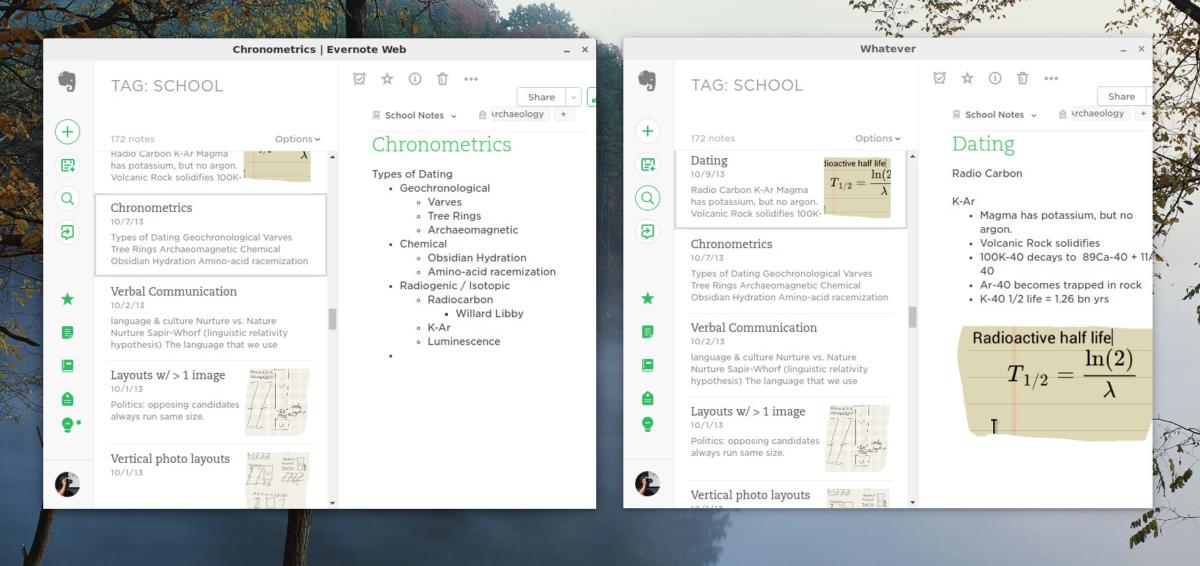 evernote app for linux