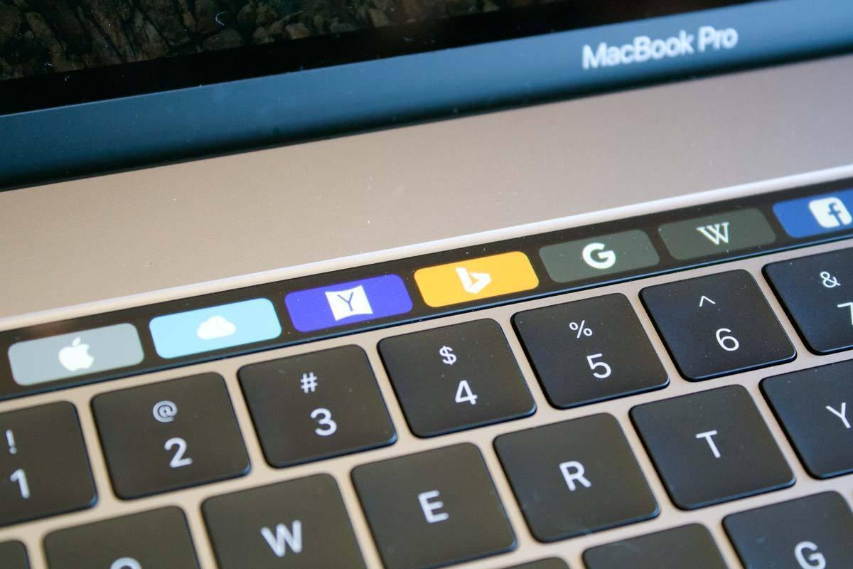 mac touch screen bar