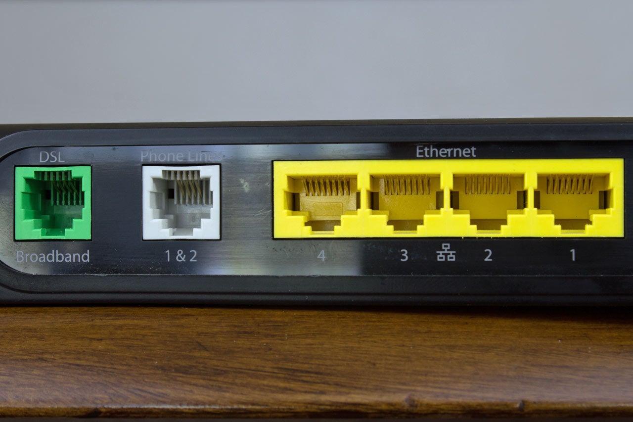 connecting to modem vs router