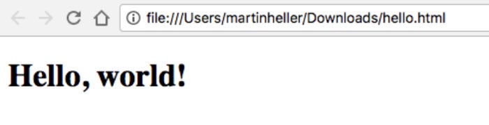 react hello output