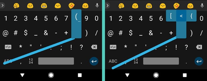 Android Keyboard Shortcuts: Symbols (2)