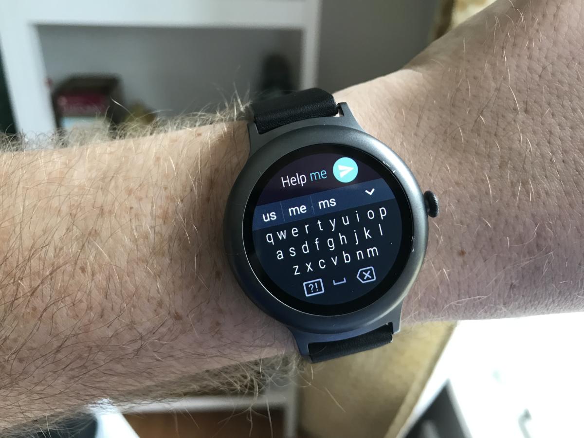 android wear iphone keyboard