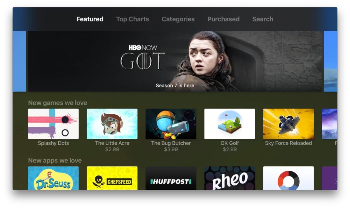 apple tv app store