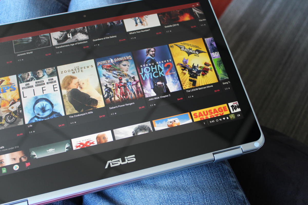 asus chromebook flip c302a tablet movie