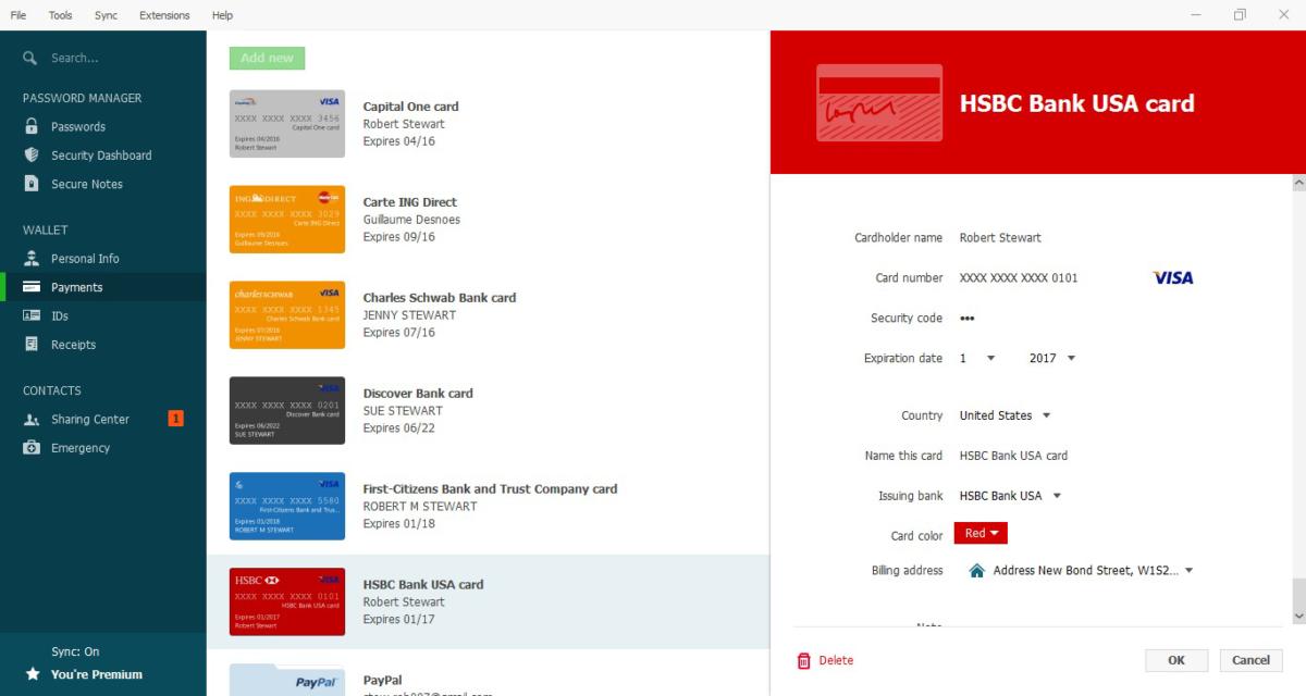 compare monthly fee dashlane roboform sticky password