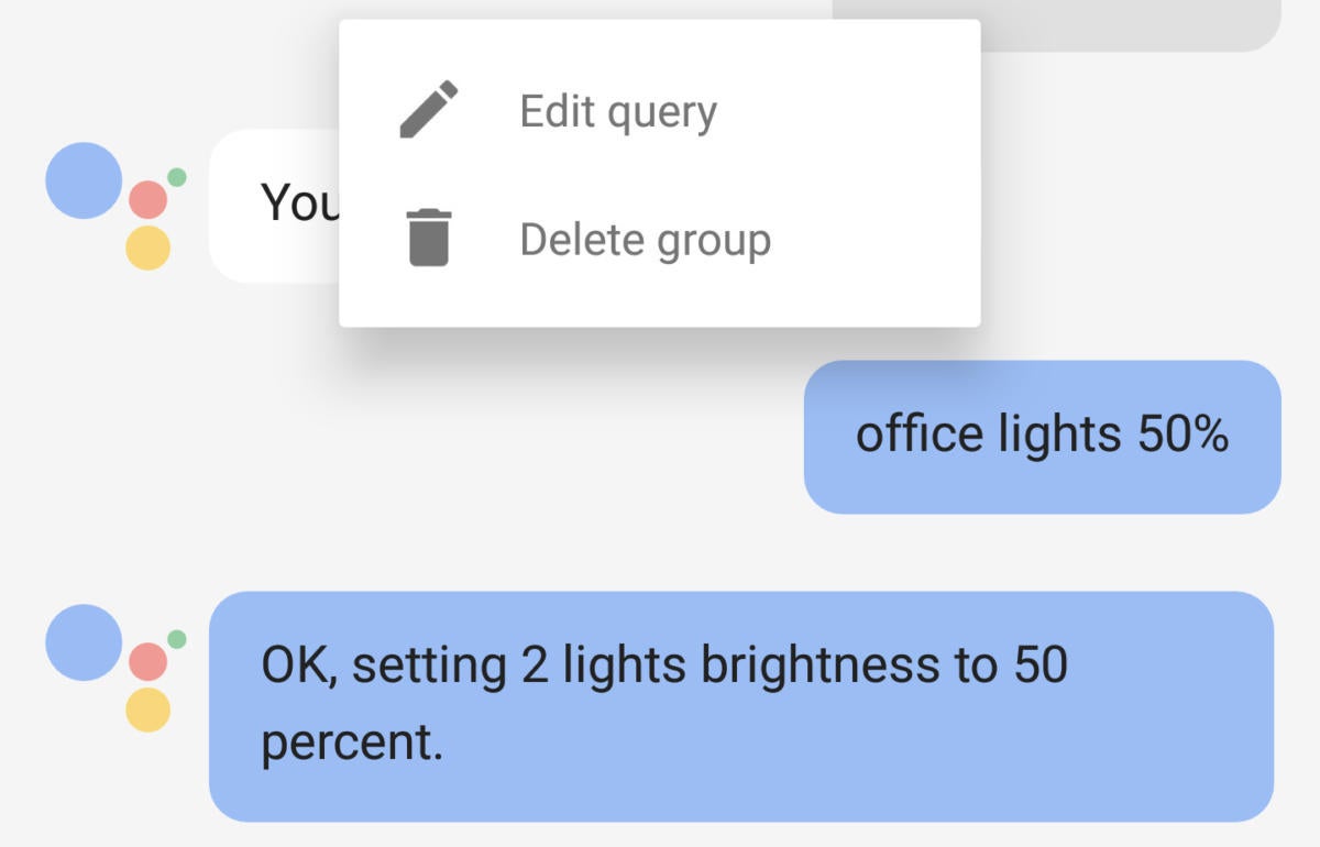 google assistant editing