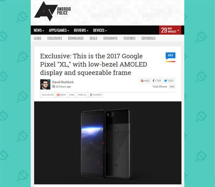 Google Pixel XL 2017 Leak