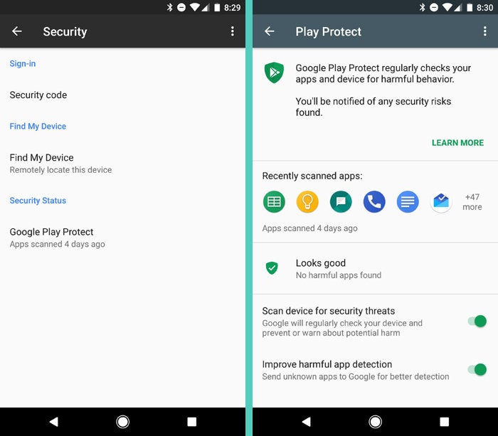 Google Play Protect - Samsung Members