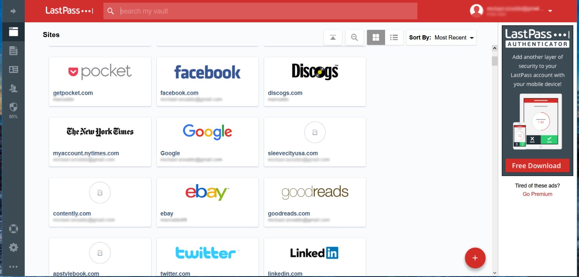 lastpass vault download