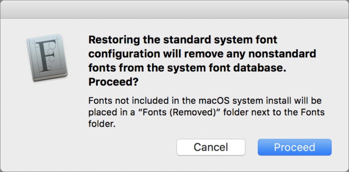 mac911 font book reinstall standard fonts