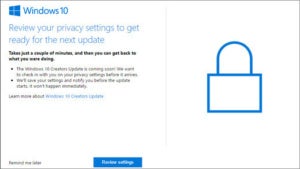 review your privacy settings