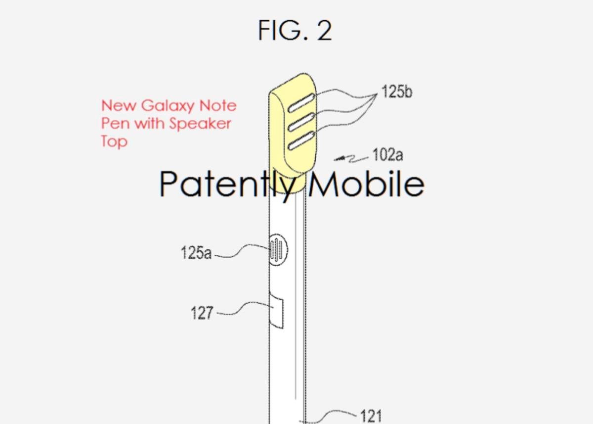 samsung s pen speaker patent