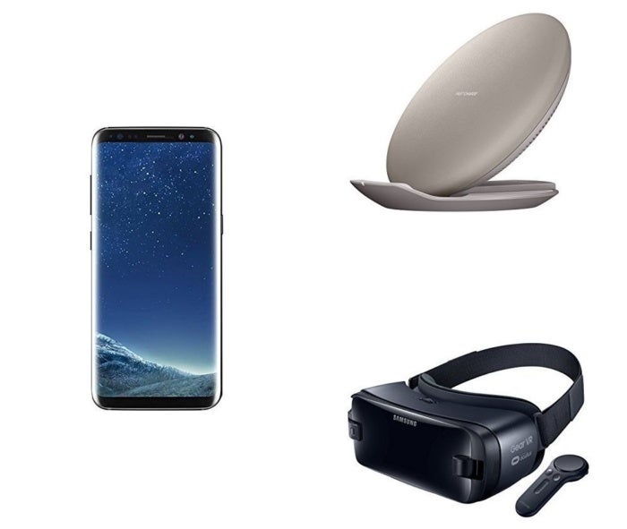 Samsung Galaxy S8, fast charger, and Gear VR Amazon Prime Day Bundle