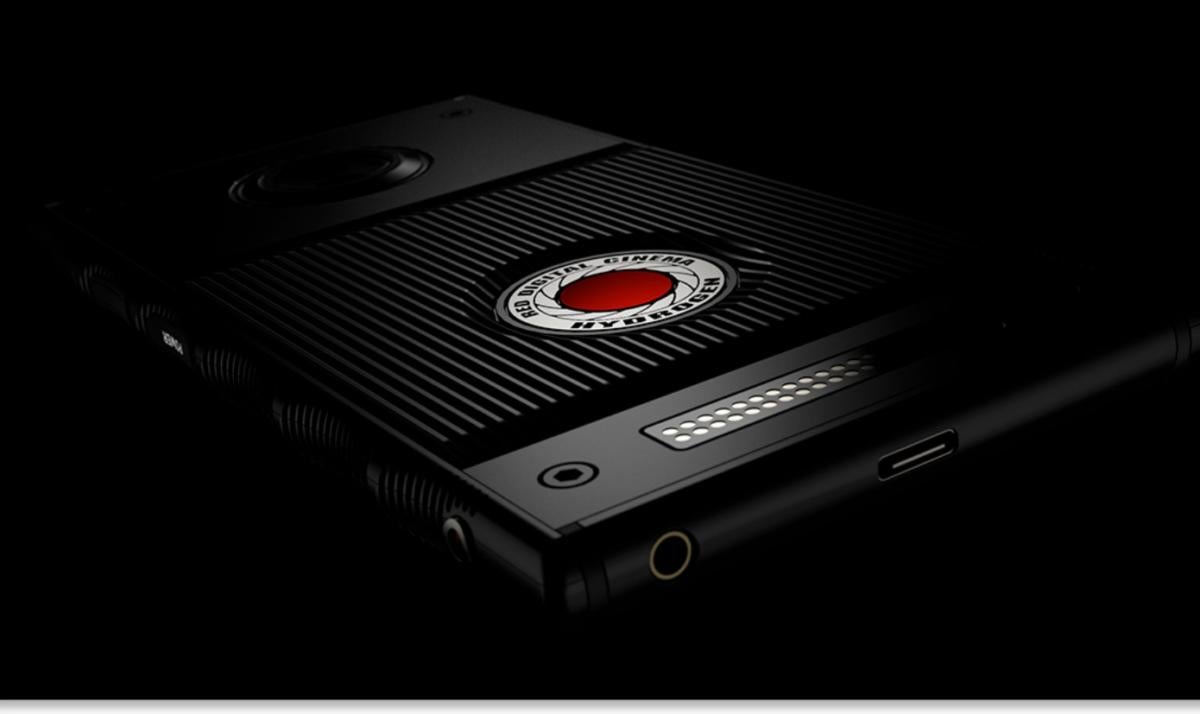 Red 3D smartphone