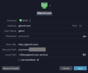 transmit5 server config remote