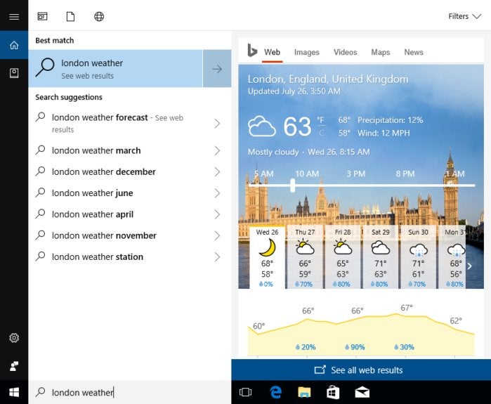 windows 10 cortana