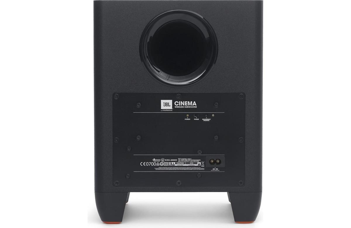 The SB250’s subwoofer is a rear-ported design and has a phase switch to help tailor the sub’s phase