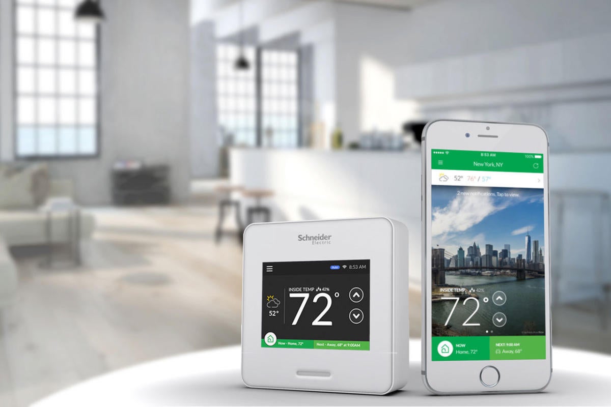 Wiser Air lifestyle white w humidity