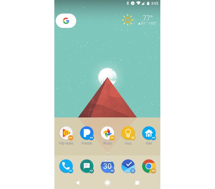 Android productivity tips - optimized home screen