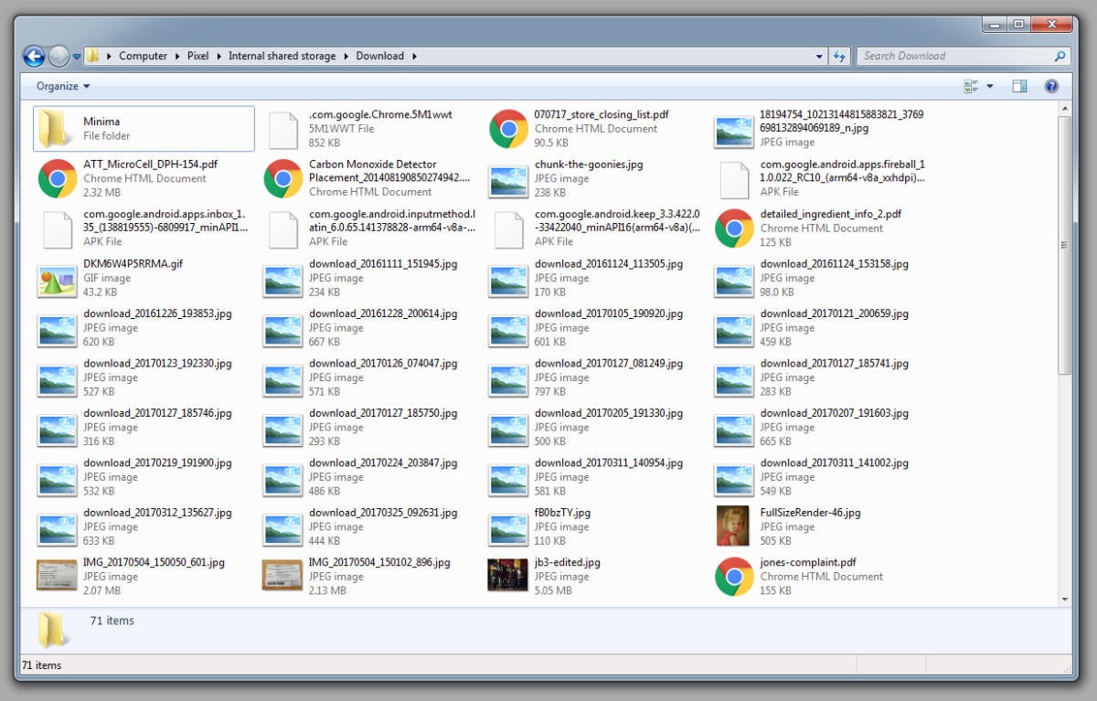 android file transferwindows