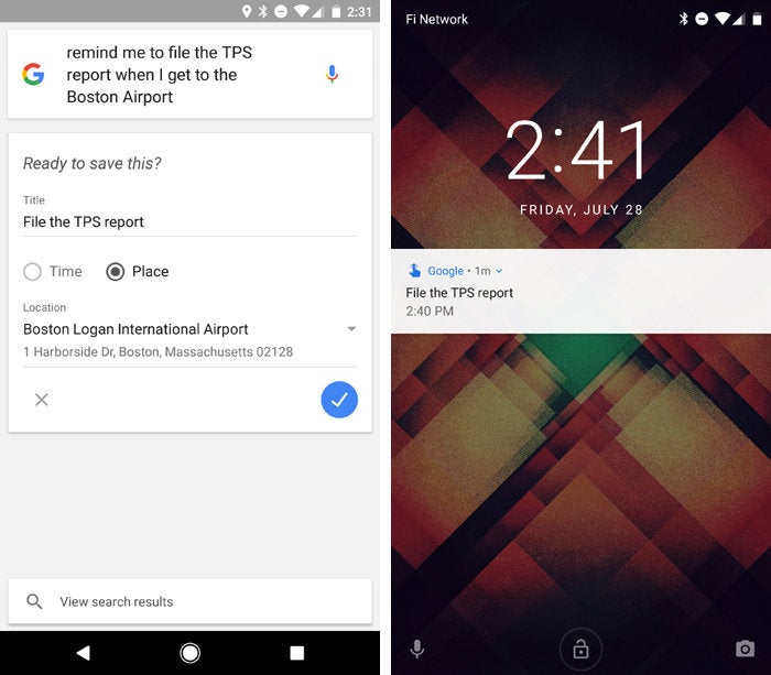 Android productivity tips - reminders