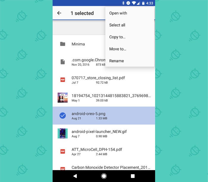 Android 8 Oreo: File Manager