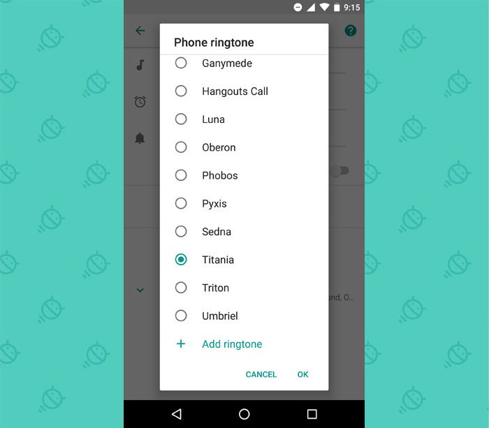 Android 8.0 Oreo: Sound Selection