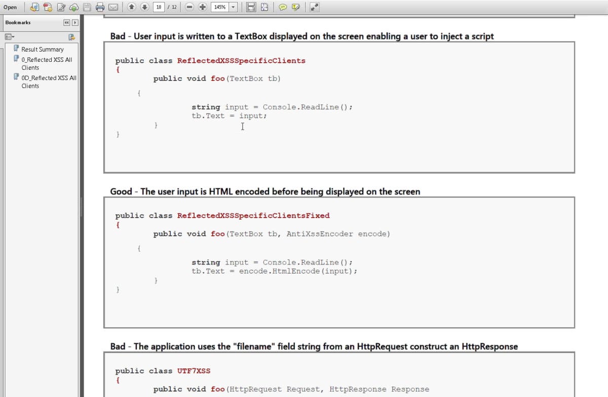 Vulnerability detected