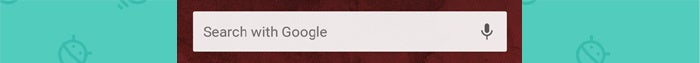 Android Search: Chrome Search Widget