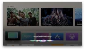 apple tv music siri