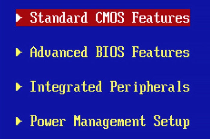 change bios power settings from windows