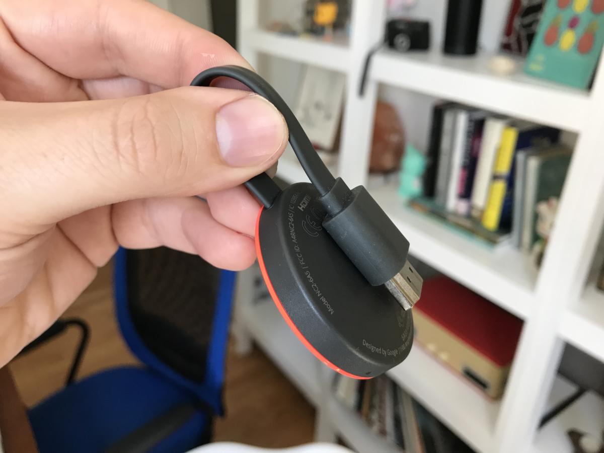 chromecast folded