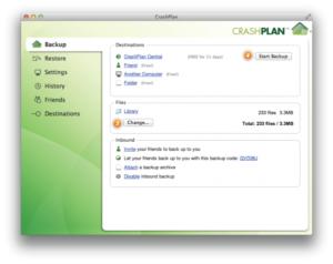 crashplan central backup